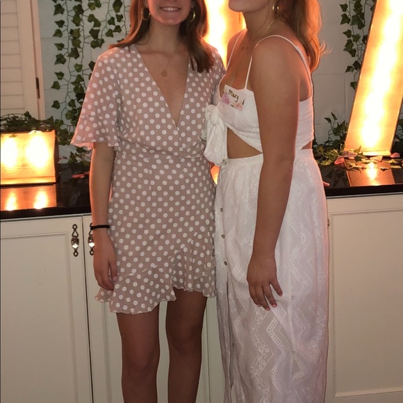 Majorelle Portia Mini Wrap Polka Dot Dress - Picture 3 of 3